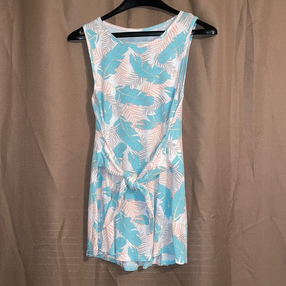Latched Mama French Terry Nursing Tank BlueFeather